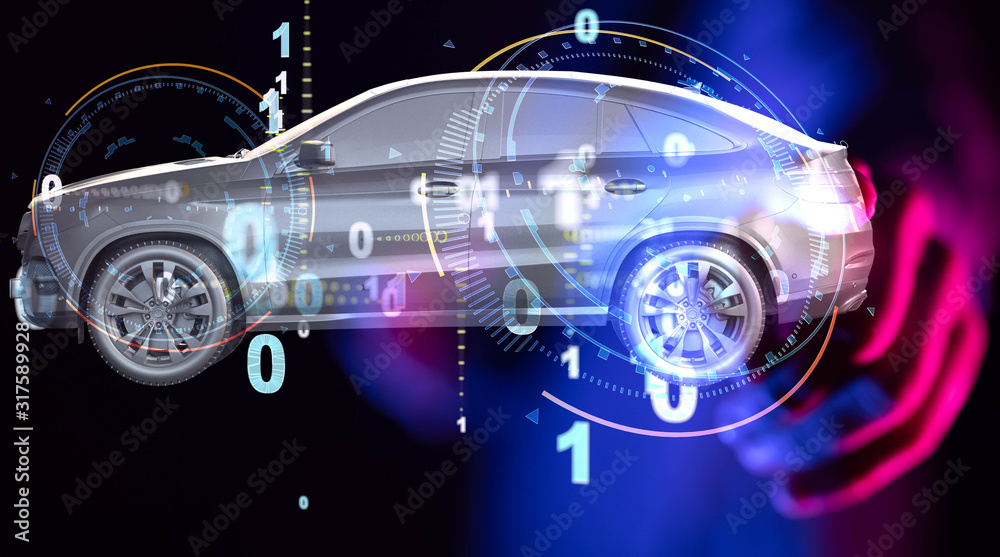 digital car technology smart in virtuel room digital car technology smart in virtuel room