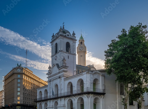 The historical colonial-era Cabildo (old city hall), Buenos Aires, Argentina