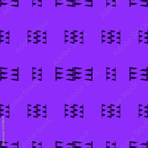 seamless pattern with abstract violet shapes