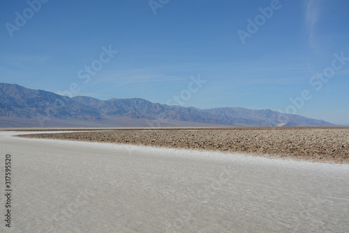 Death Valley Junction  California - November 11  2019  Badwater in Death Valley National Park