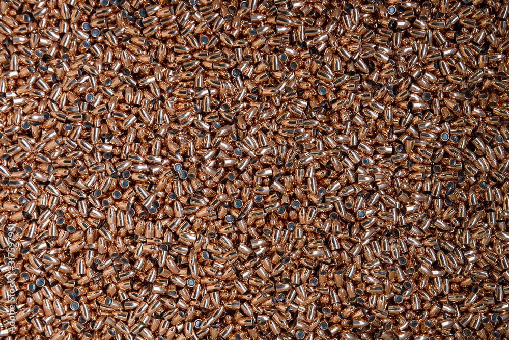 Obraz premium lots of bullet grain for gun backgrounds