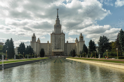 The main building of Moscow State University. photo