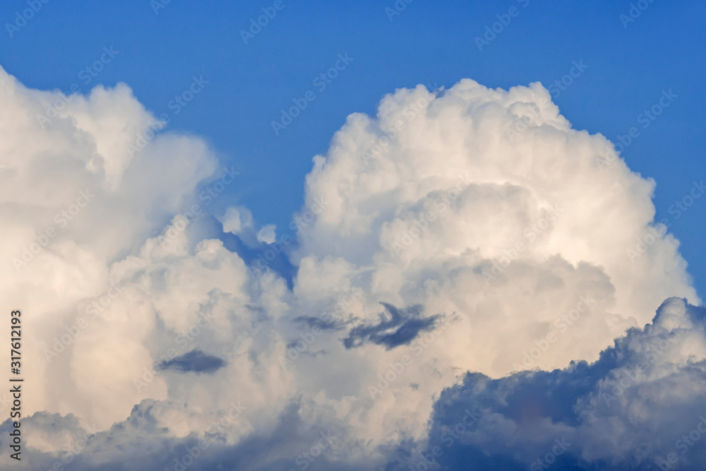 Developping Cumulus congestus cloud also known as towering cumulus clouds Developping Cumulus congestus cloud also known as towering cumulus clouds