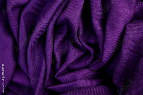  crumpled fabric and laid on the surface, textiles, sewing