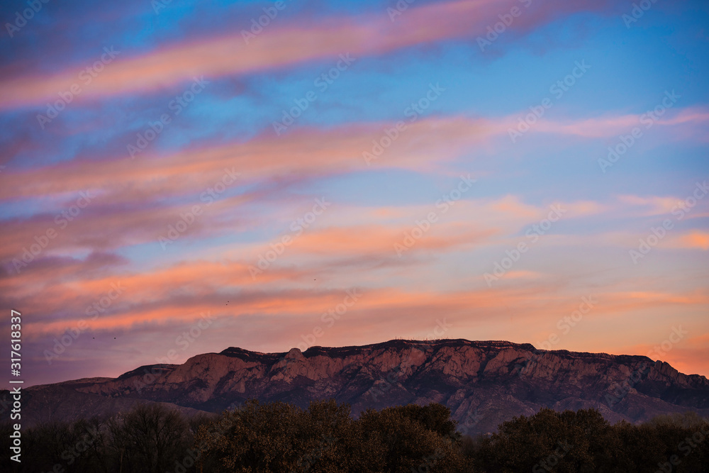 Albuquerque Colorful Sunset