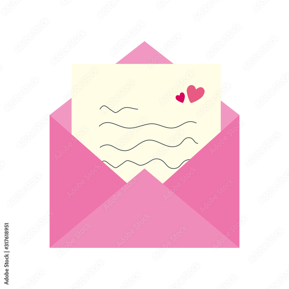 envelope mail with heart isolated icon envelope mail with heart isolated icon