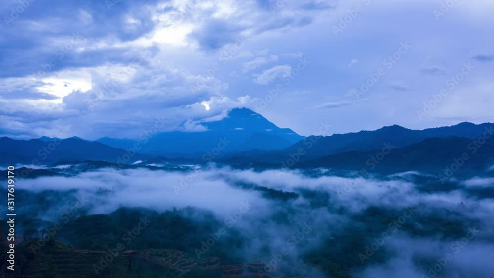 4K motion Hyperlapse of Beautiful Sunrise Mountain Kinabalu with moving cloud in Sabah Borneo, Malaysia. 4K motion Hyperlapse of Beautiful Sunrise Mountain Kinabalu with moving cloud in Sabah Borneo, Malaysia.