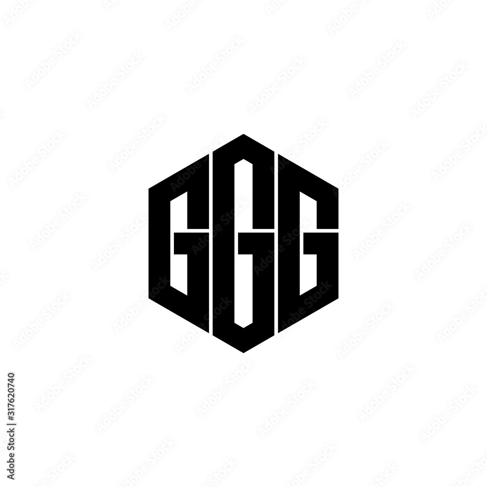 Letter GGG simple logo icon design vector Letter GGG simple logo icon design vector