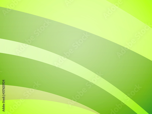 Environmental minimal curvy background in light green color © Gejsi