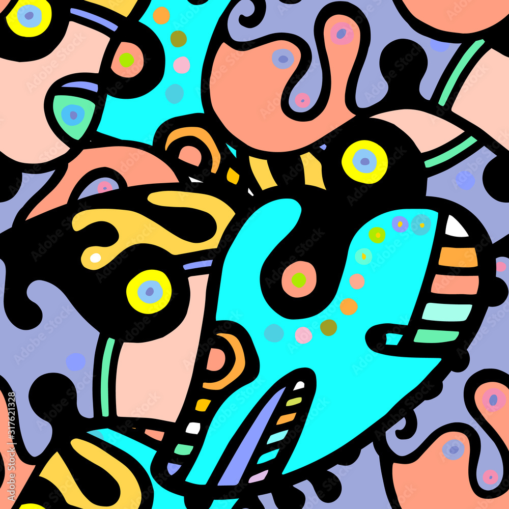 Obraz premium Hippy Print. 