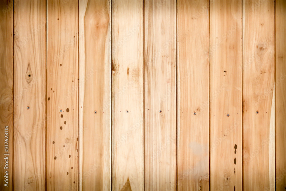 Fototapeta premium Bright teak wood texture and background