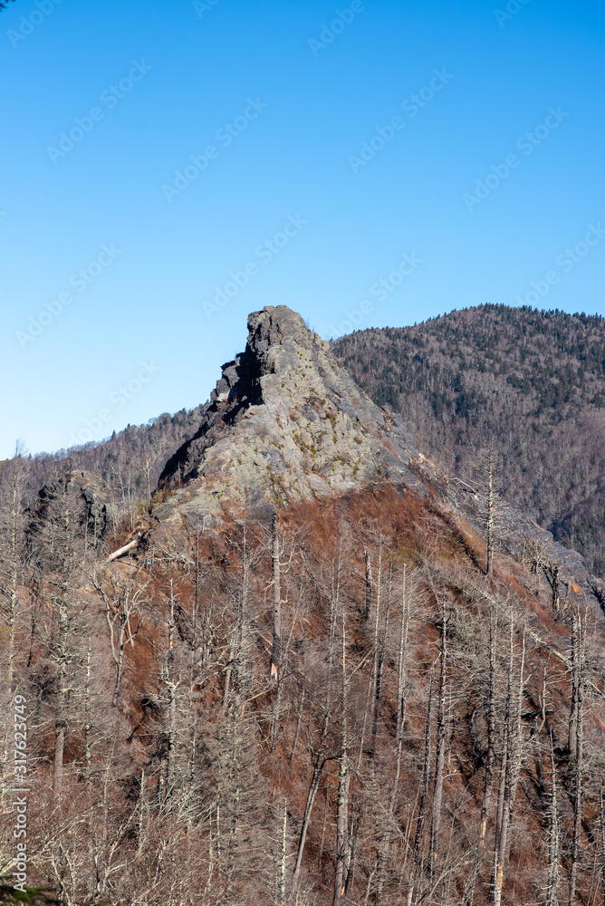 Chimney Rock in Smoky Mountains 2