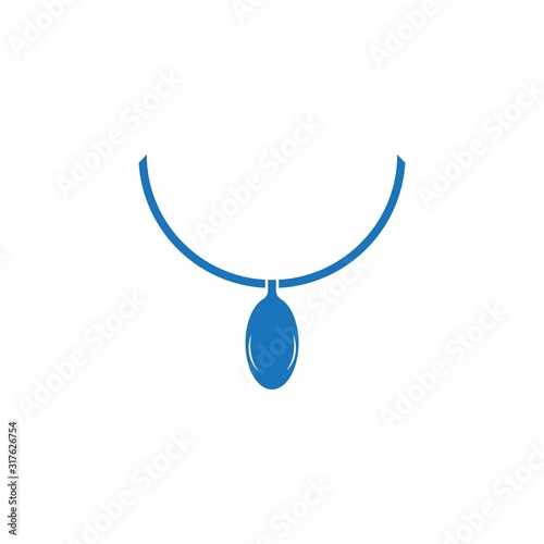 necklace logo vector