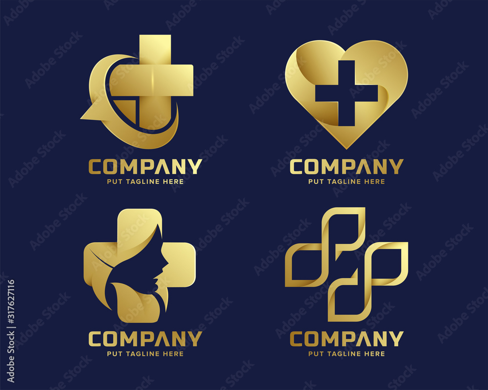 Obraz premium Medical hospital logo Template for company