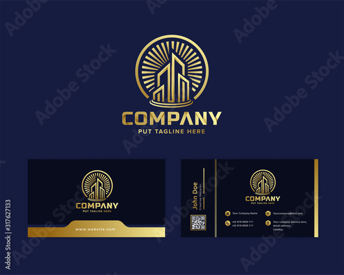 real estate logo template for company