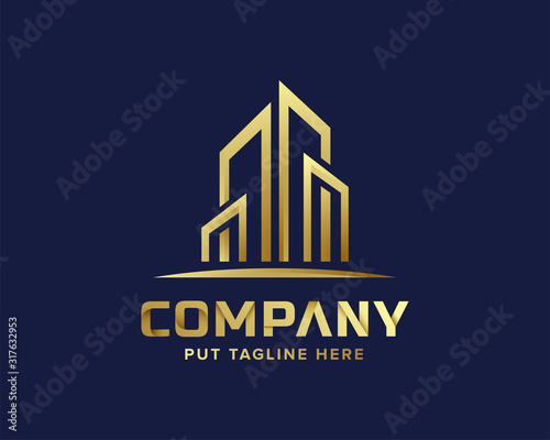real estate logo template for company