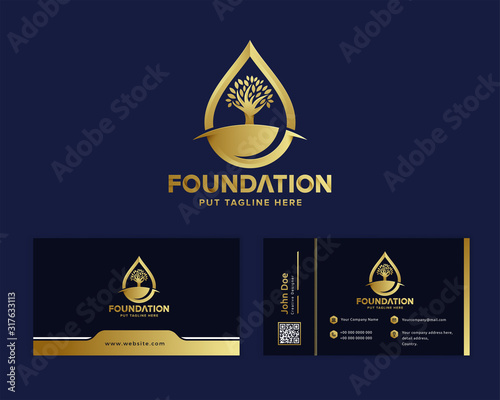 foundation logo template for company