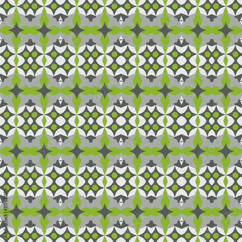 Art Deco Pattern Of Geometric Elements. abstract seamles patterns with unique color combinations. Vector Illustration. Design For Printing, Presentation, Textile Industry.