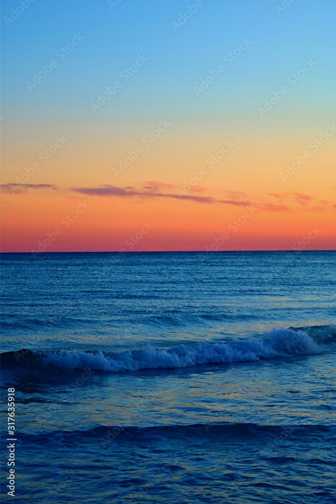 Destin, Florida Beach Sunset Stock Photo | Adobe Stock