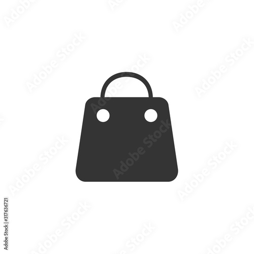 shopping bag icon vector for website and graphic design