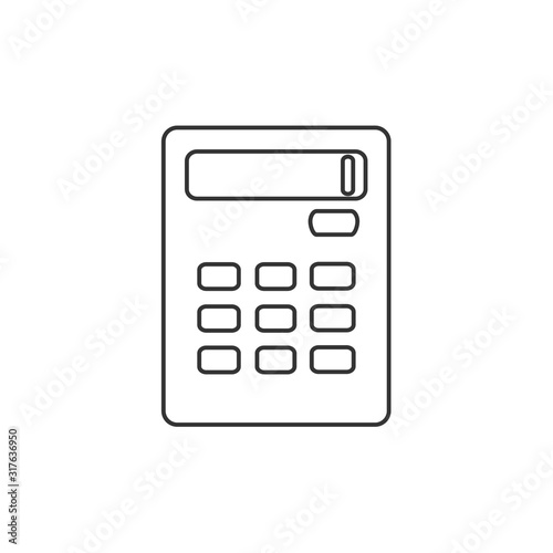 calculator icon vector for website and graphic design