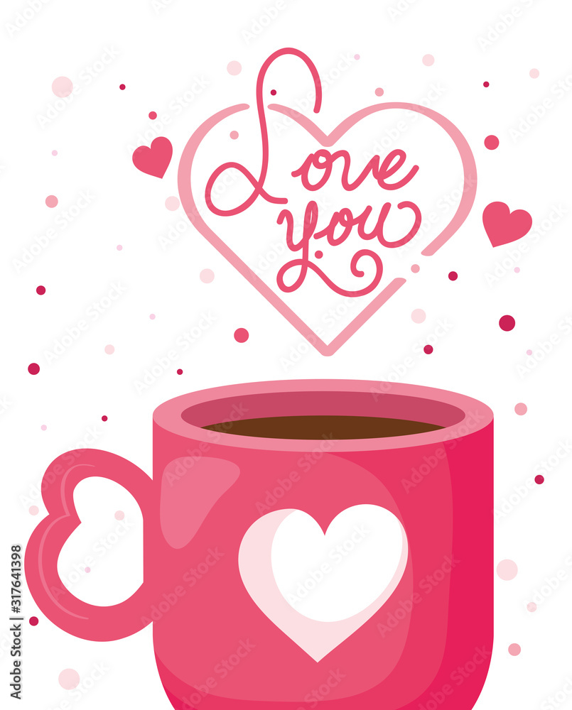 happy valentines day with love you lettering and decoration happy valentines day with love you lettering and decoration