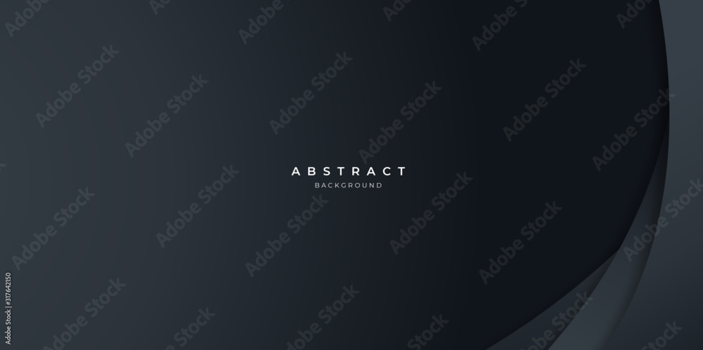 Fototapeta premium Black neutral carbon abstract background modern minimalist for presentation design. Suit for business, corporate, institution, party, festive, seminar, and talks.