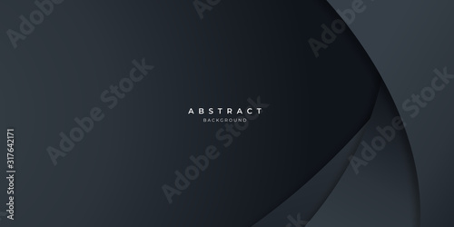 Fototapeta Naklejka Na Ścianę i Meble -  Black neutral carbon abstract background modern minimalist for presentation design. Suit for business, corporate, institution, party, festive, seminar, and talks.