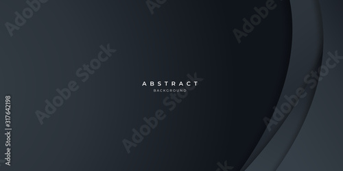 Fototapeta Naklejka Na Ścianę i Meble -  Black neutral carbon abstract background modern minimalist for presentation design. Suit for business, corporate, institution, party, festive, seminar, and talks.
