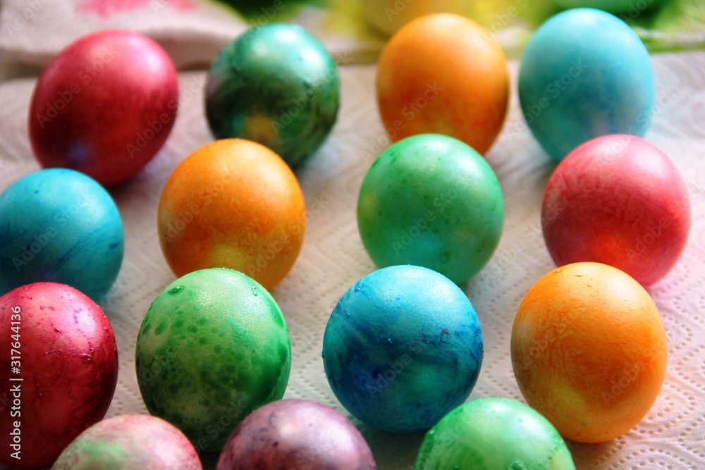 background with colorful eggs background with colorful eggs