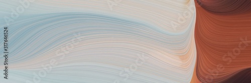 surreal header with silver, brown and moderate red colors. dynamic curved lines with fluid flowing waves and curves