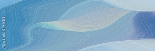 colorful header design with cadet blue, dark gray and steel blue colors. dynamic curved lines with fluid flowing waves and curves