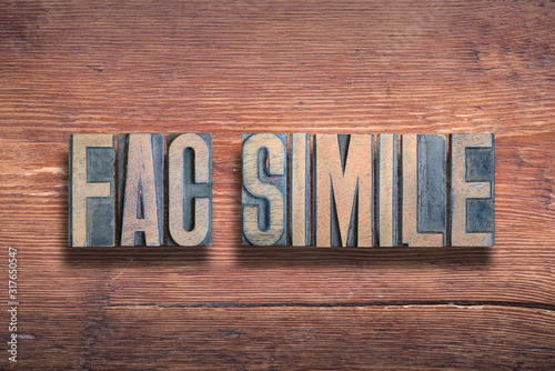 Quadro em tela fac simile wood