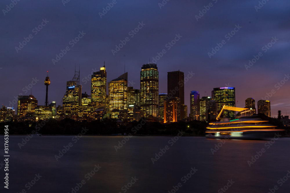 Obraz premium miasto nocą