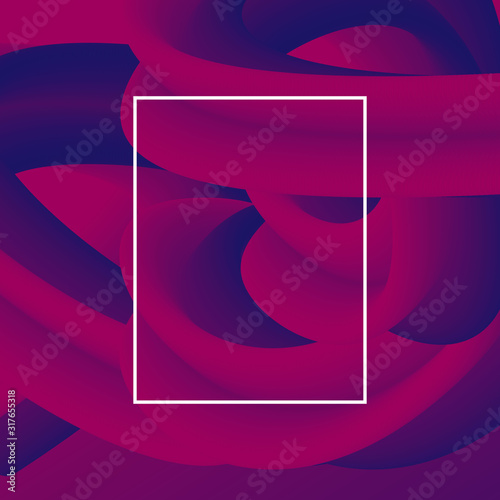 Abstract fluid 3 Dimension modern design with gradient color