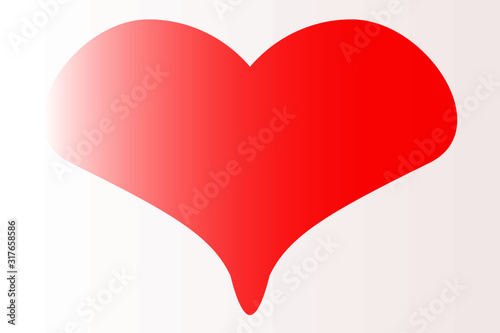white isolated onbackground illustrator vector artwork design has one redheart letter ramantic beautiful for 14 fourteen feb or february on valentine day