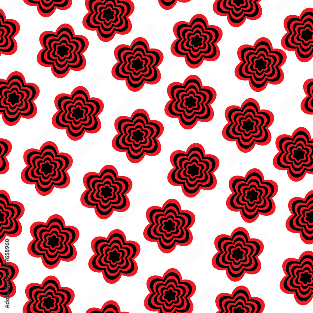 Seamless pattern with flowers Seamless pattern with flowers