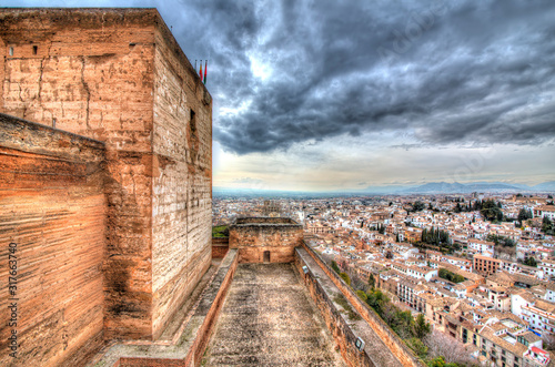 Granada as Seen from Al Hambra, Andalusia, Spain photo