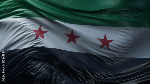 Fotografie Flag of the Syria background