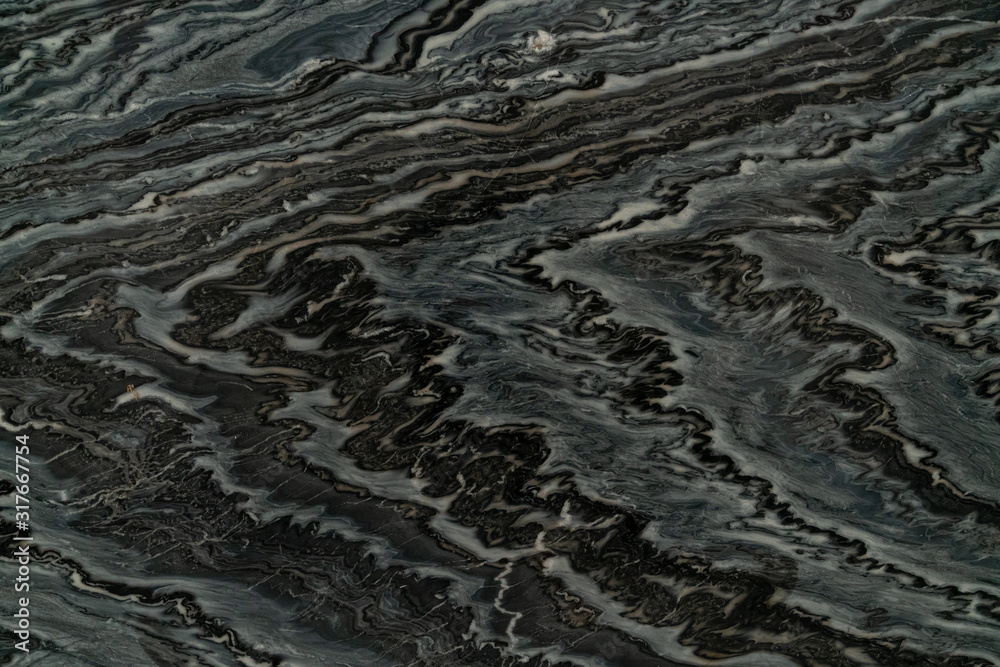 Obraz premium black marble stone texture background