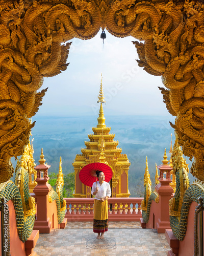 Konstfotografi Wat Phra That Doi Phra Chan Temple