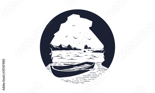 The adventure cave vector illustration