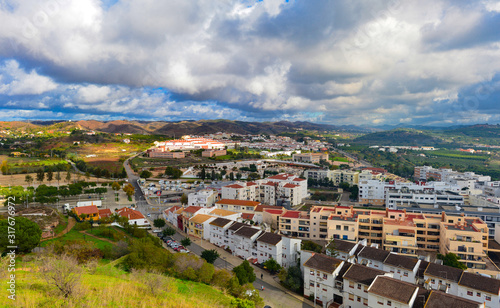 Panoramaansicht Silves, Algarve/Portugal