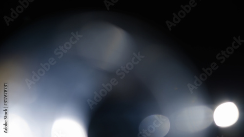 Light Leak Abstract Bokeh White Light.