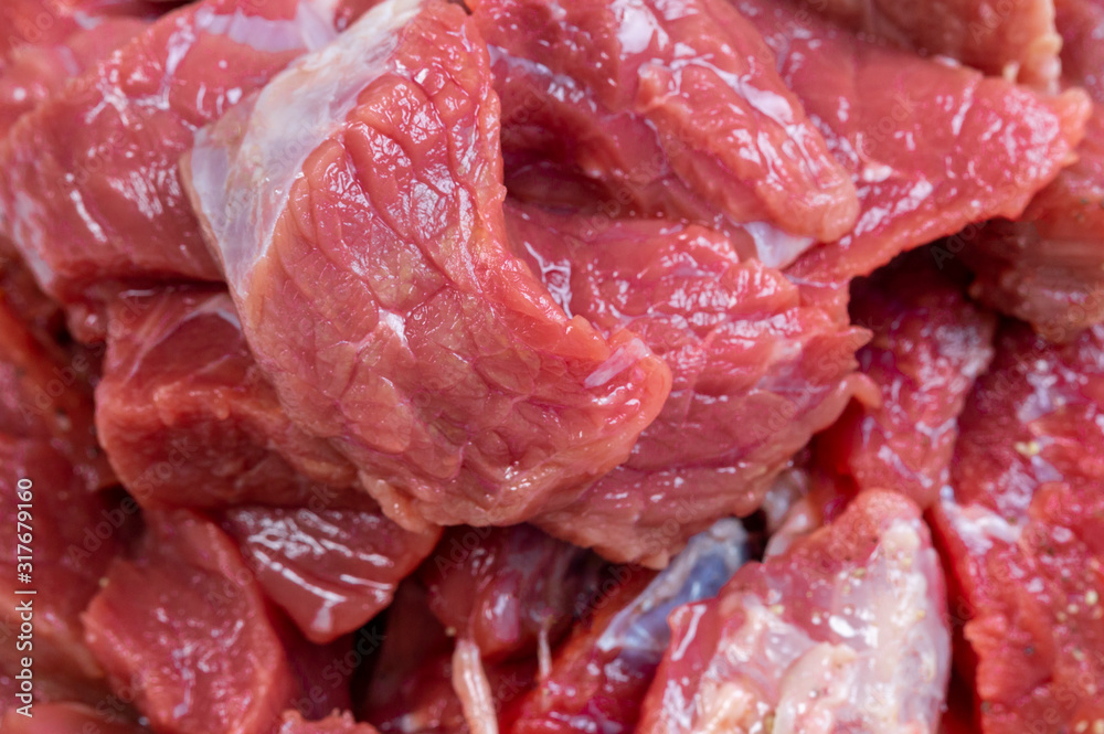 meat, selective focus, fresh beef close-up meat, selective focus, fresh beef close-up