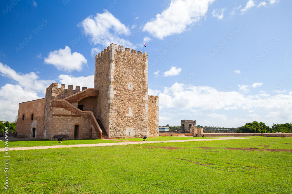 Ozama castle in Santo Domingo, Dominican Republic