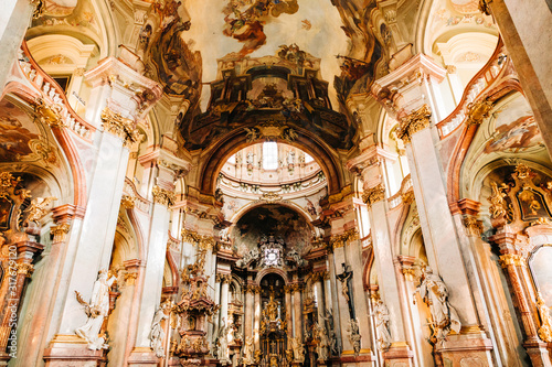 Interior of Cathedral in Prague 