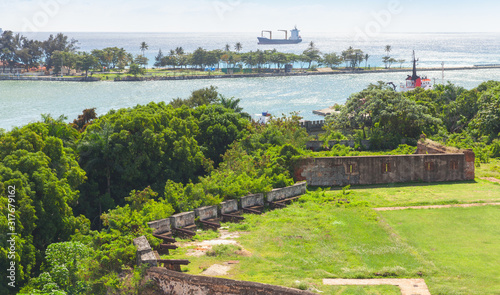 Dominican Republic. Old colonial fortification