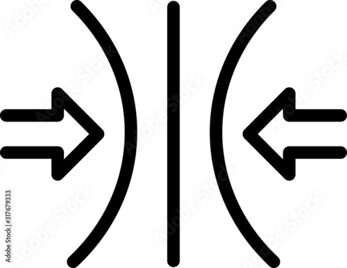 Elastic icon, vector illustration