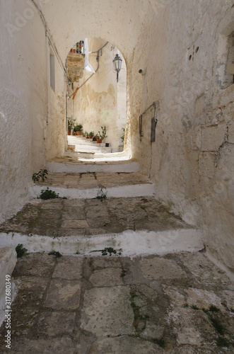 Fototapeta Naklejka Na Ścianę i Meble -  Picturesque glimpse in Ostuni, Puglia, Italy